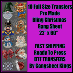 Bling Christmas Gangsheet