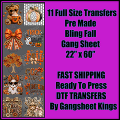 Bling Fall Gangsheet