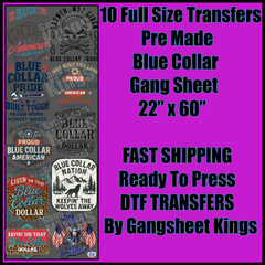 Blue Collar Gangsheet