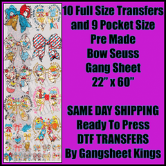 Bow Dr Seuss Gangsheet