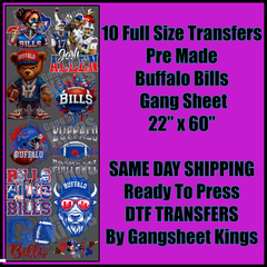 Buffalo Bills NFL Gangsheet