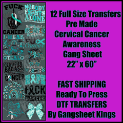 Cervical Cancer Awareness Gangsheet