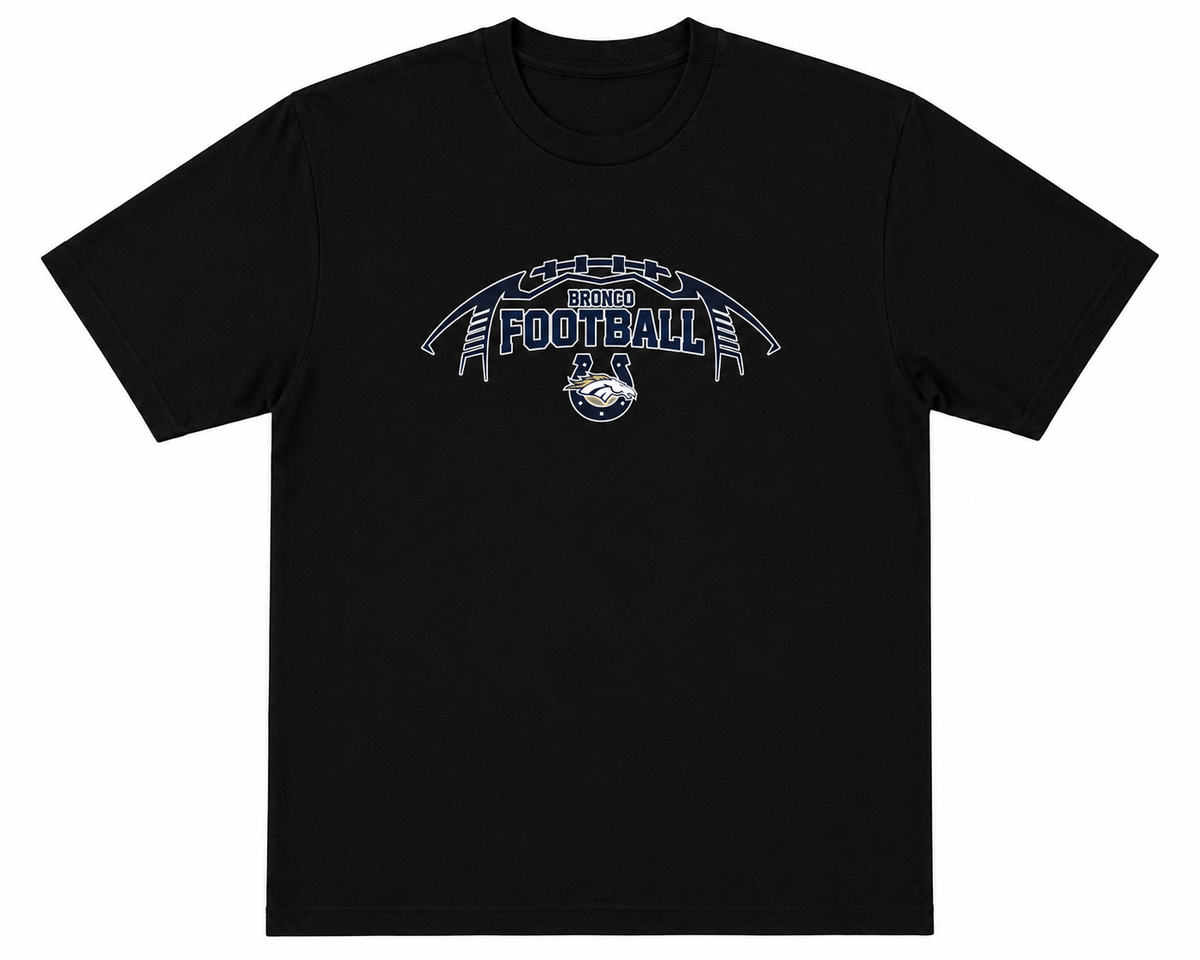 Bronco Football Tee