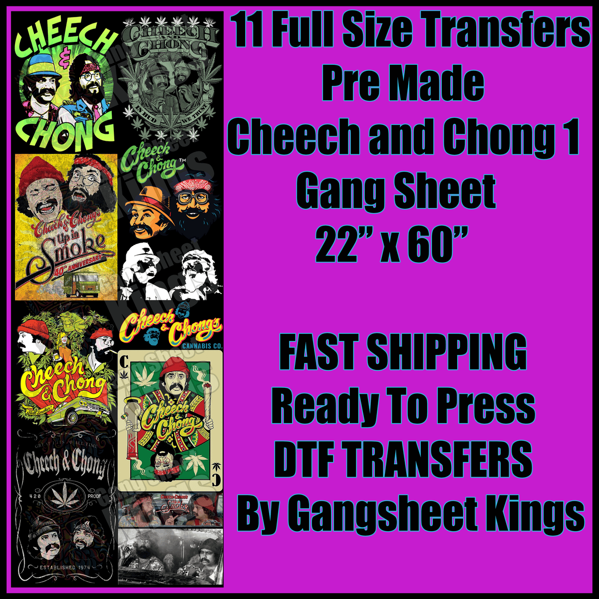 Cheech & Chong 1 Gangsheet