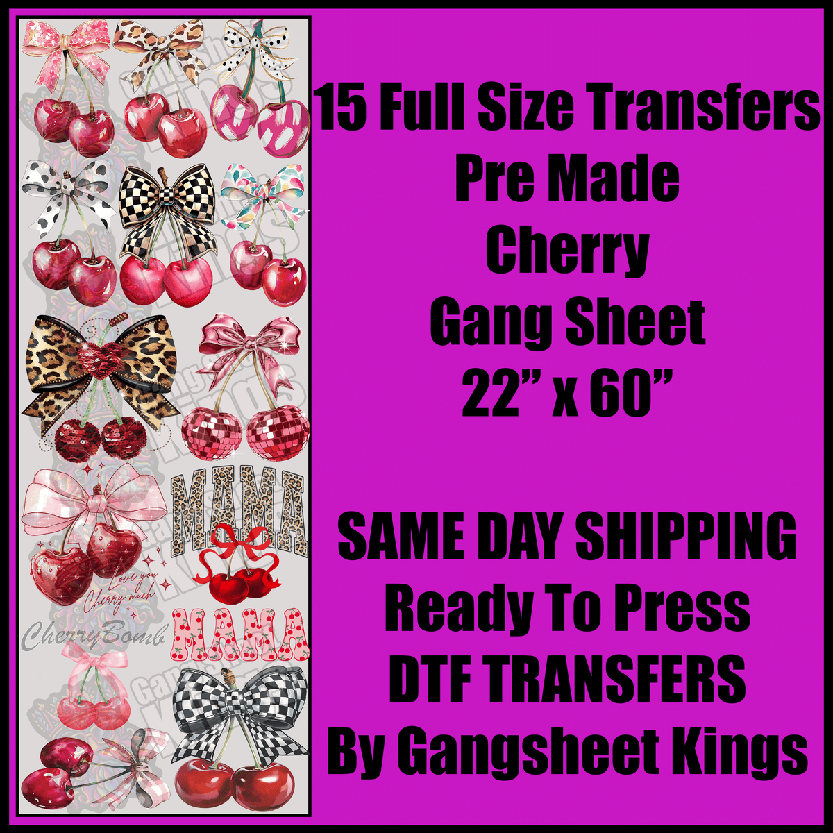 Cherry Gangsheet