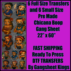 Chicana Boop Gangsheet