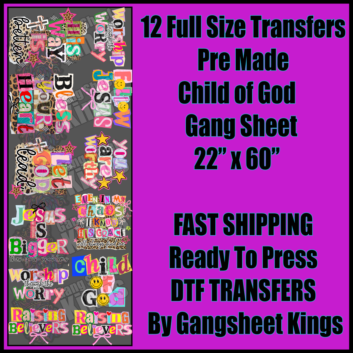 Child of God Christian Gangsheet