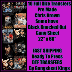 Chris Brown Breezy Gangsheet