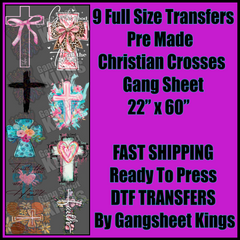 Christian Crosses Gangsheet