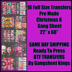 Christmas 6 Gangsheet