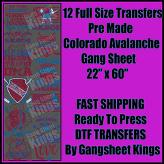 Colorado Avalanche Gangsheet