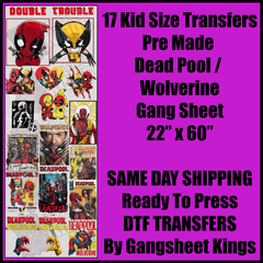 Dead Pool Gang Sheet