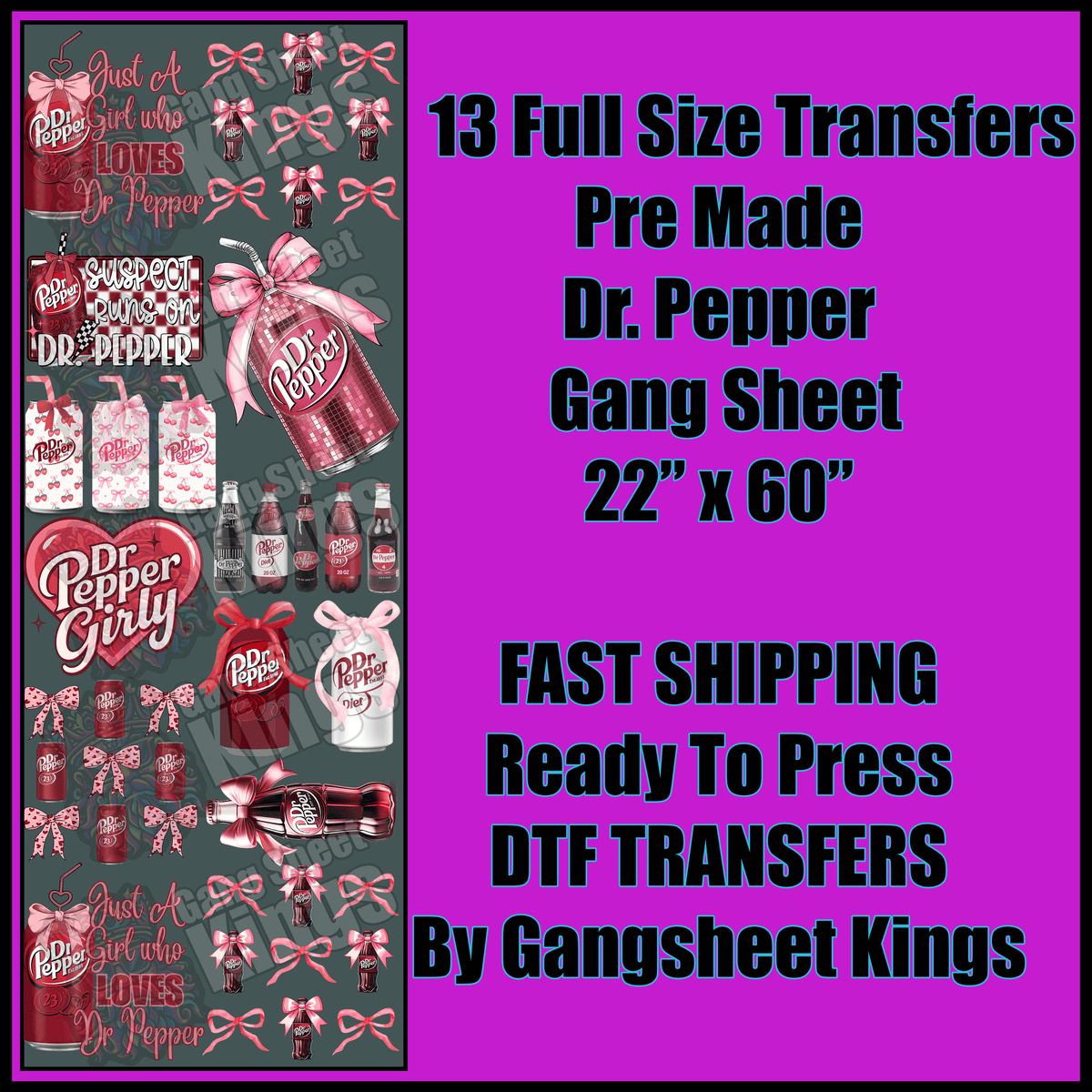 Dr. Pepper Gangsheet