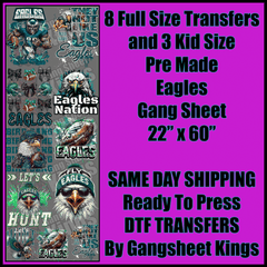 Eagles NFL Gangsheet