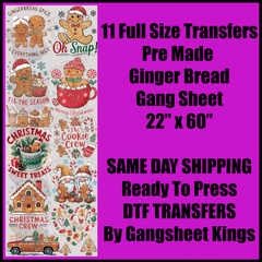Ginger Bread Gang Sheet