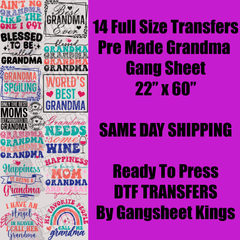 Grandma Gang Sheet