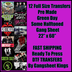 Green Day Gangsheet