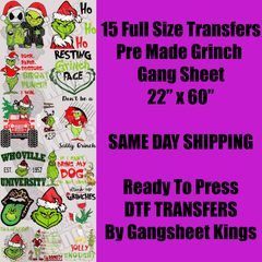 Grinch Gang Sheet