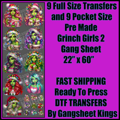 Grinch Girls 2 Gangsheet