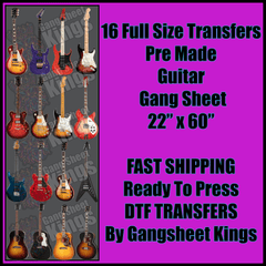 Guitars Gangsheet