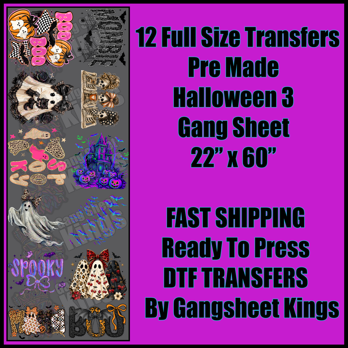 Halloween 3 Fall Gangsheet