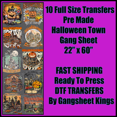 Halloween Town Gangsheet