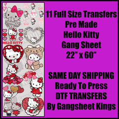Full Size Hello Kitty Gang Sheet