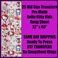 Kid Size Hello Kitty Gang Sheet