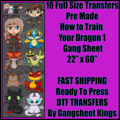 How to Train Your Dragon 1 Gangsheet