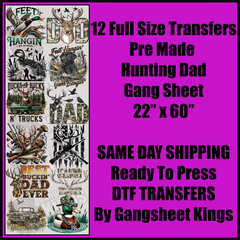 Hunting Dad Gang Sheet
