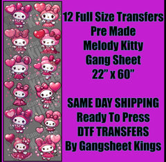Melody Kitty Adult Gang Sheet