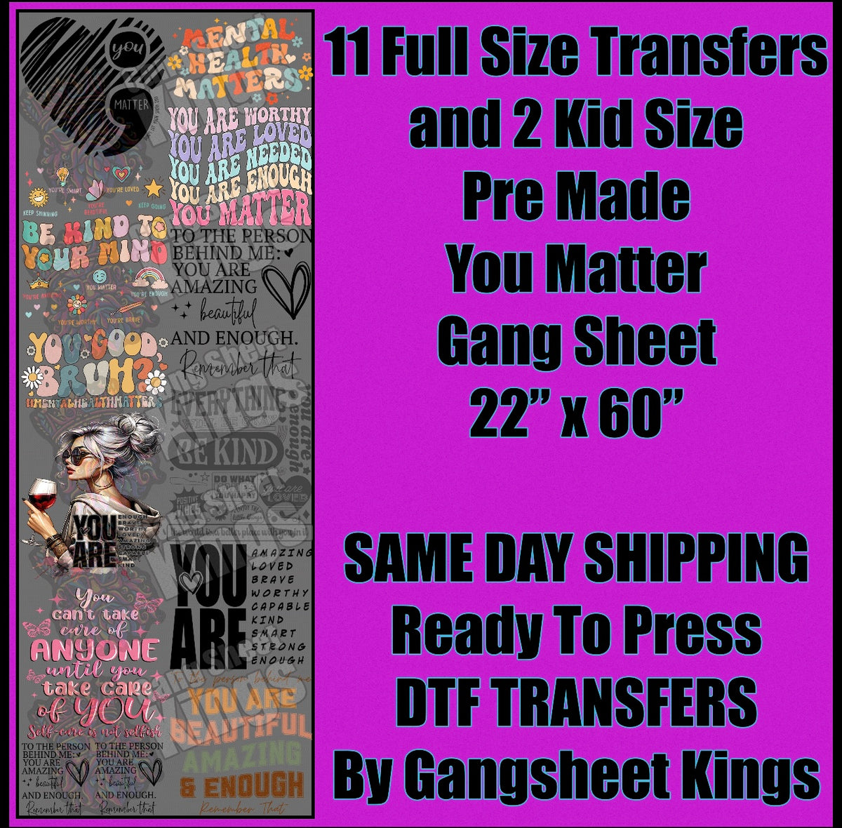 You Matter Gangsheet