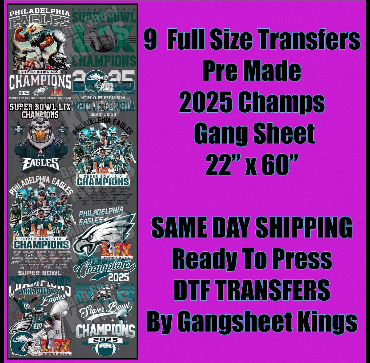 2025 Superbowl Champions Eagles