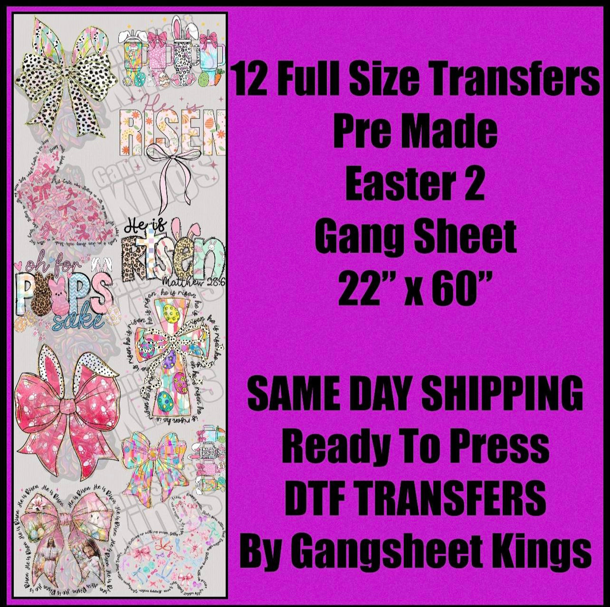 Easter 2 Gangsheet