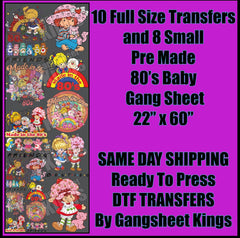 80's Baby Gangsheet