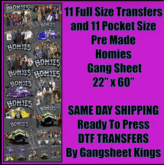 Homies Gangsheet