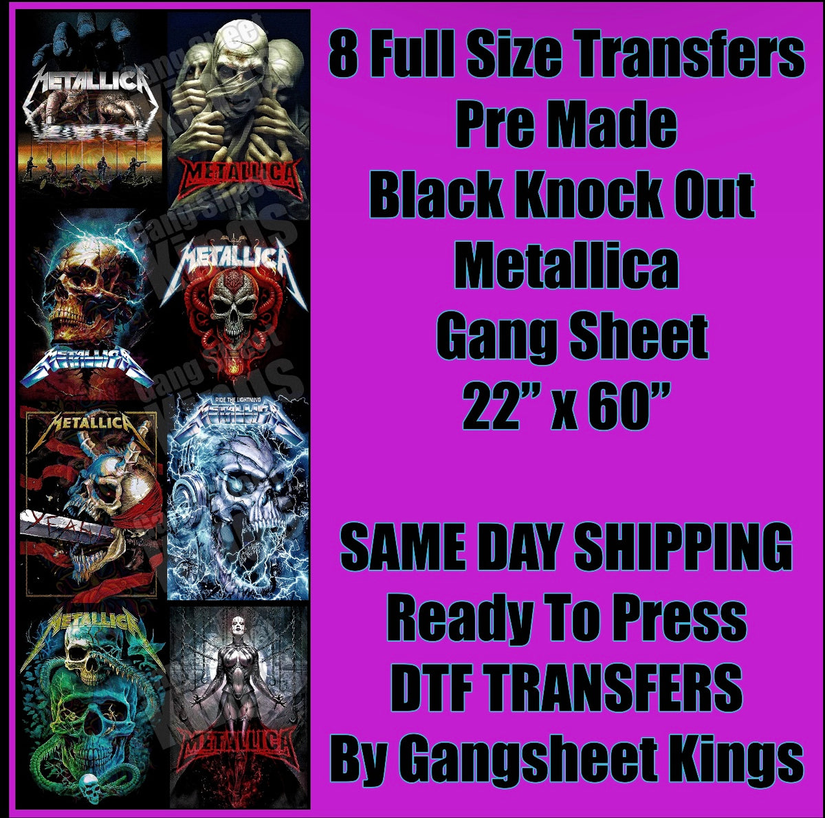 Metallica 1 Gangsheet