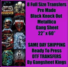 Metallica 1 Gangsheet