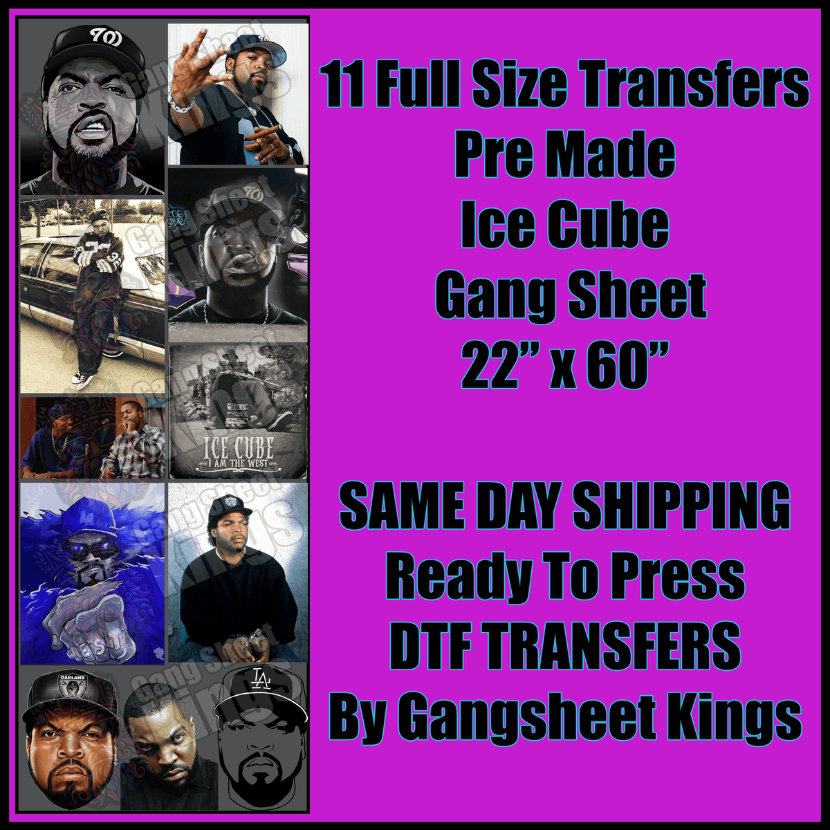 Ice Cube Gangsheet