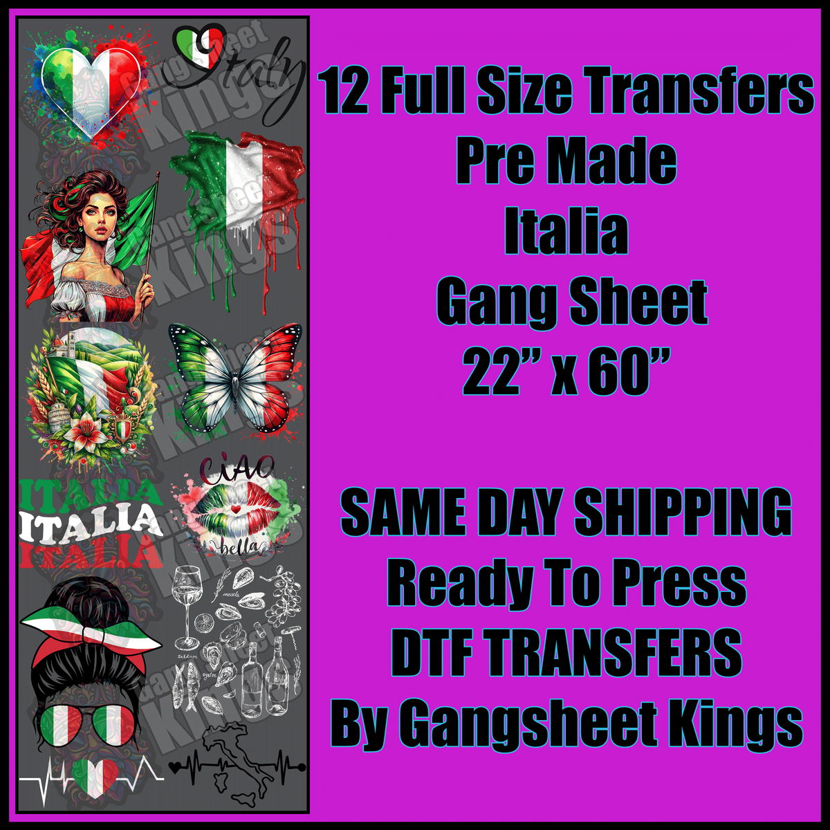 Italia Gangsheet
