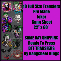 Joker Gangsheet