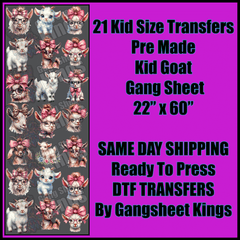 Kids Goat Gangsheet