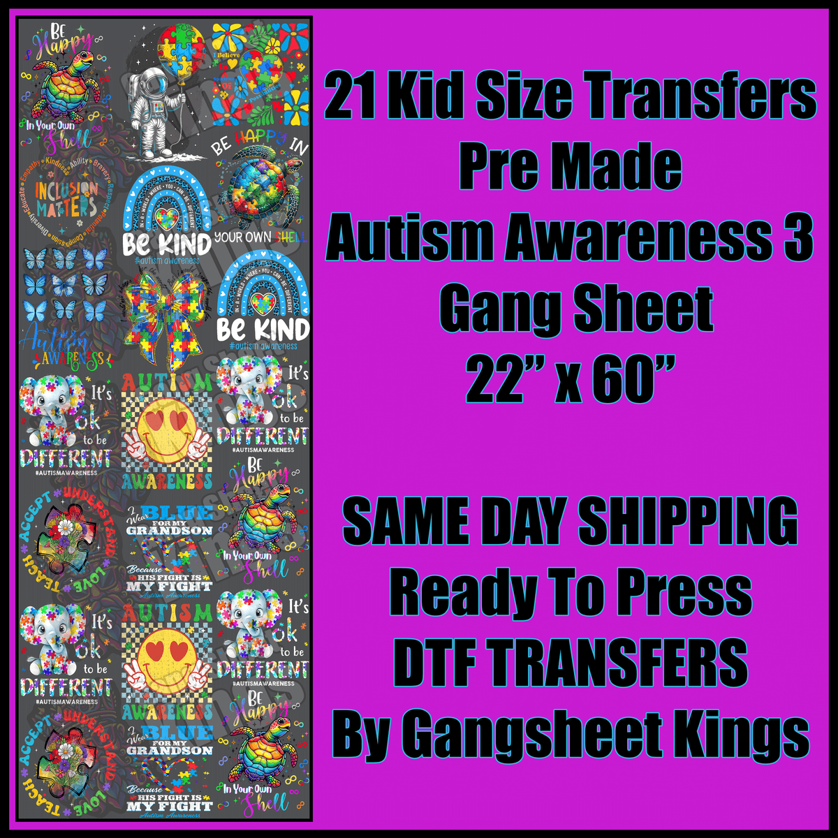 Kids Autism Awareness 3