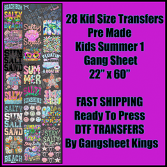 Kids Summer Time 1 Gangsheet