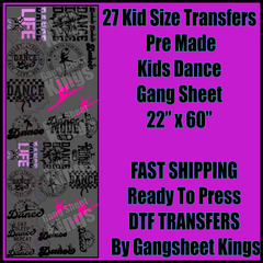 Kids Dance Sports Gangsheet