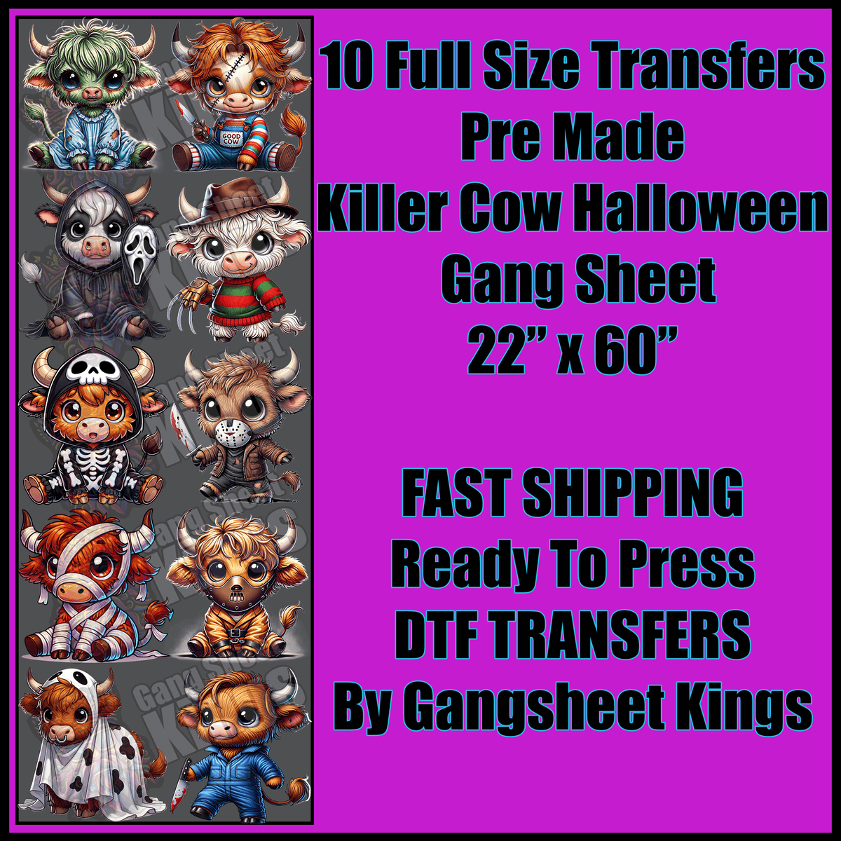 Killer Cow Gangsheet