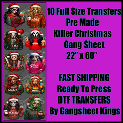 Killer Christmas Gangsheet