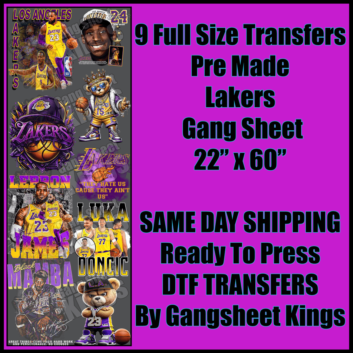 Lakers 1 Gangsheet
