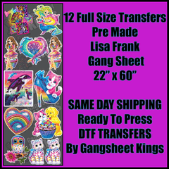 Lisa Frank Gangsheet