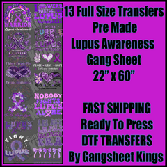 Lupus Awareness Gangsheet